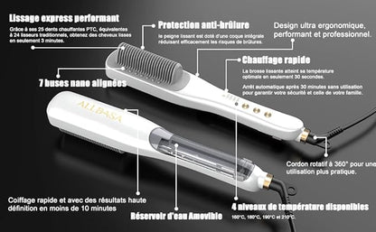 ALLBASA Lisseur Vapeur Professionnel – Chauffe 160–210 °C