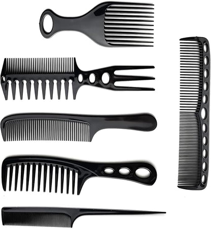 ALLBASA Kit 6PCS – Peignes & Brosses Professionnels de Coiffure, Anti-Statique, Démêlants