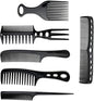 ALLBASA Kit 6PCS – Peignes & Brosses Professionnels de Coiffure, Anti-Statique, Démêlants